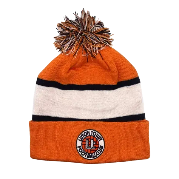 Luton Town Bobble Hat No Background - 4